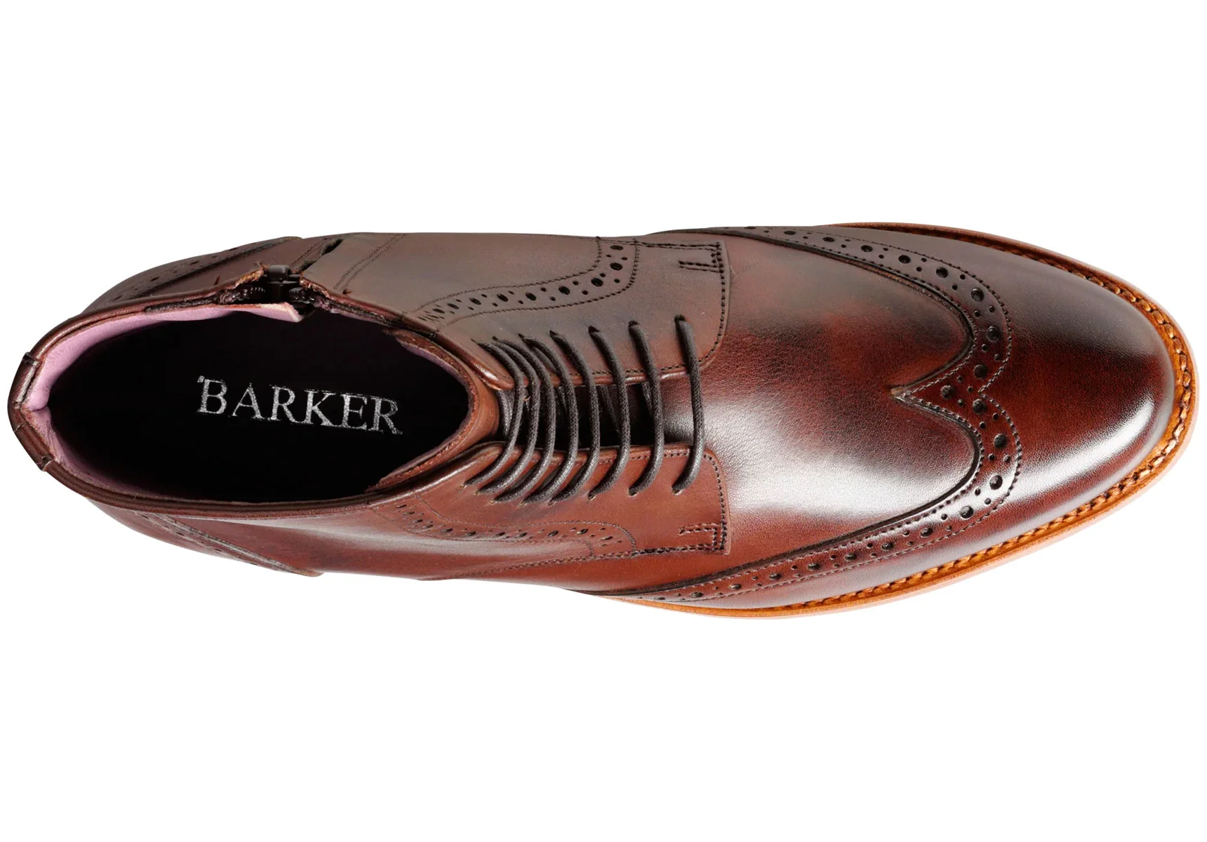 Barker Faye - Walnut Calf - D - Medium - 3 (WORN ONCE) - Image 3