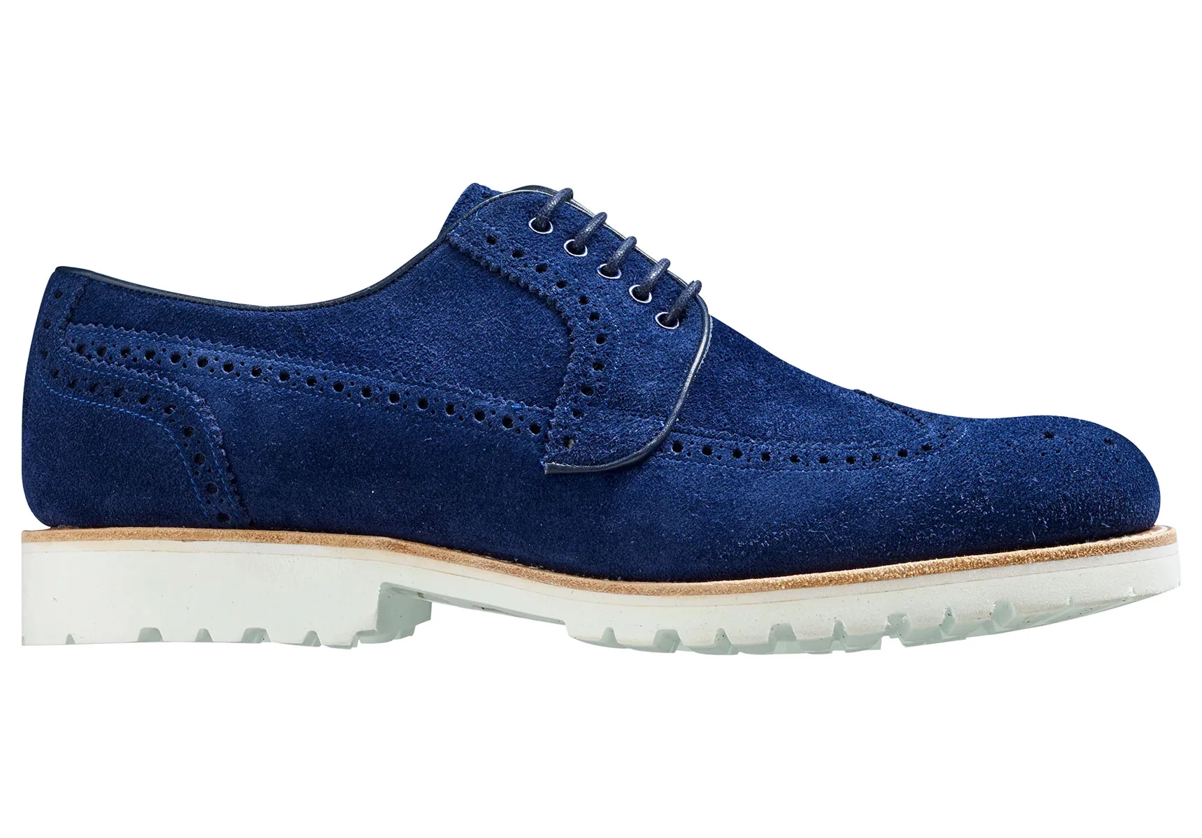 Barker Hawk - Navy Suede - Image 3