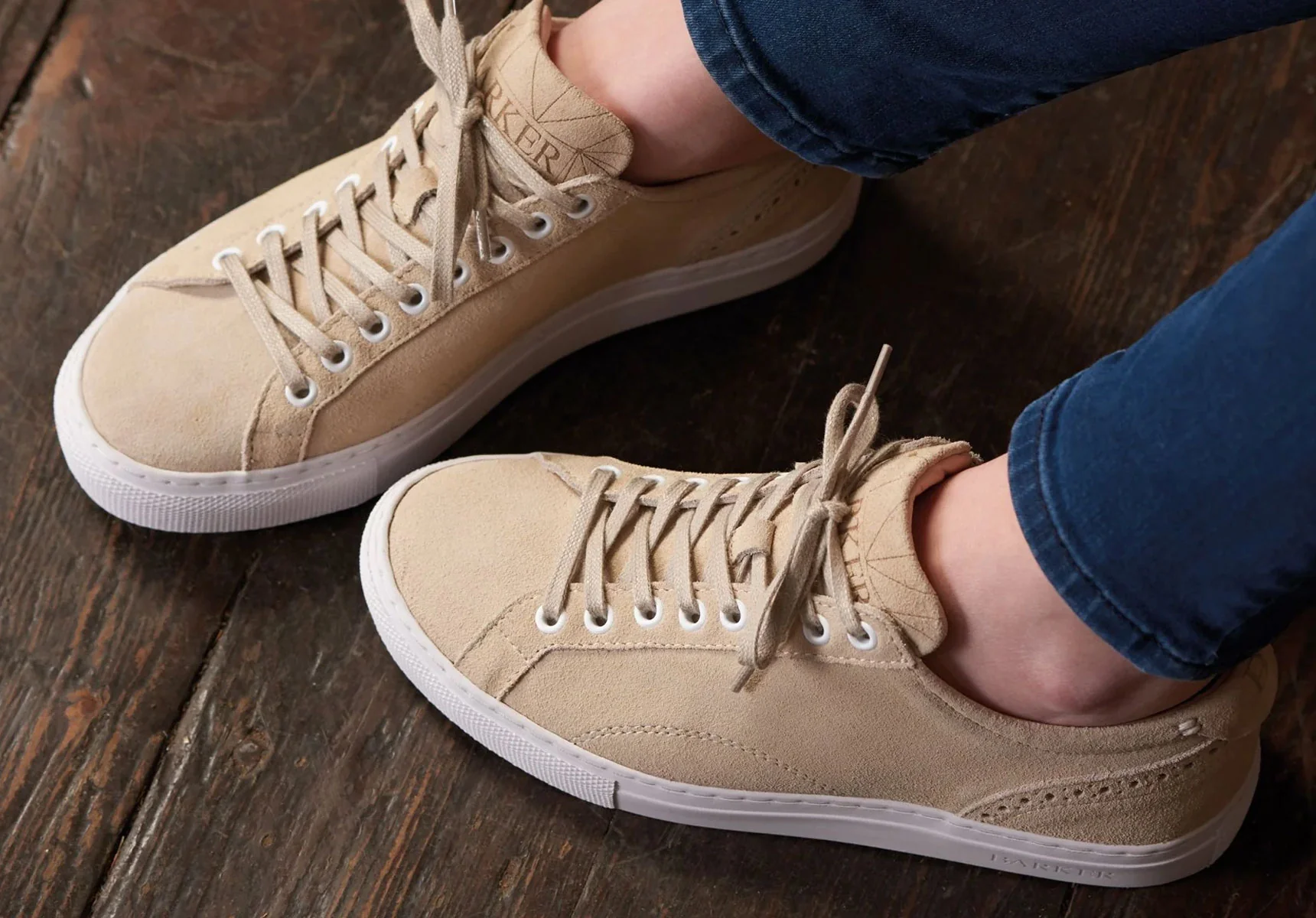 Barker Isla - Beige Suede - Image 5