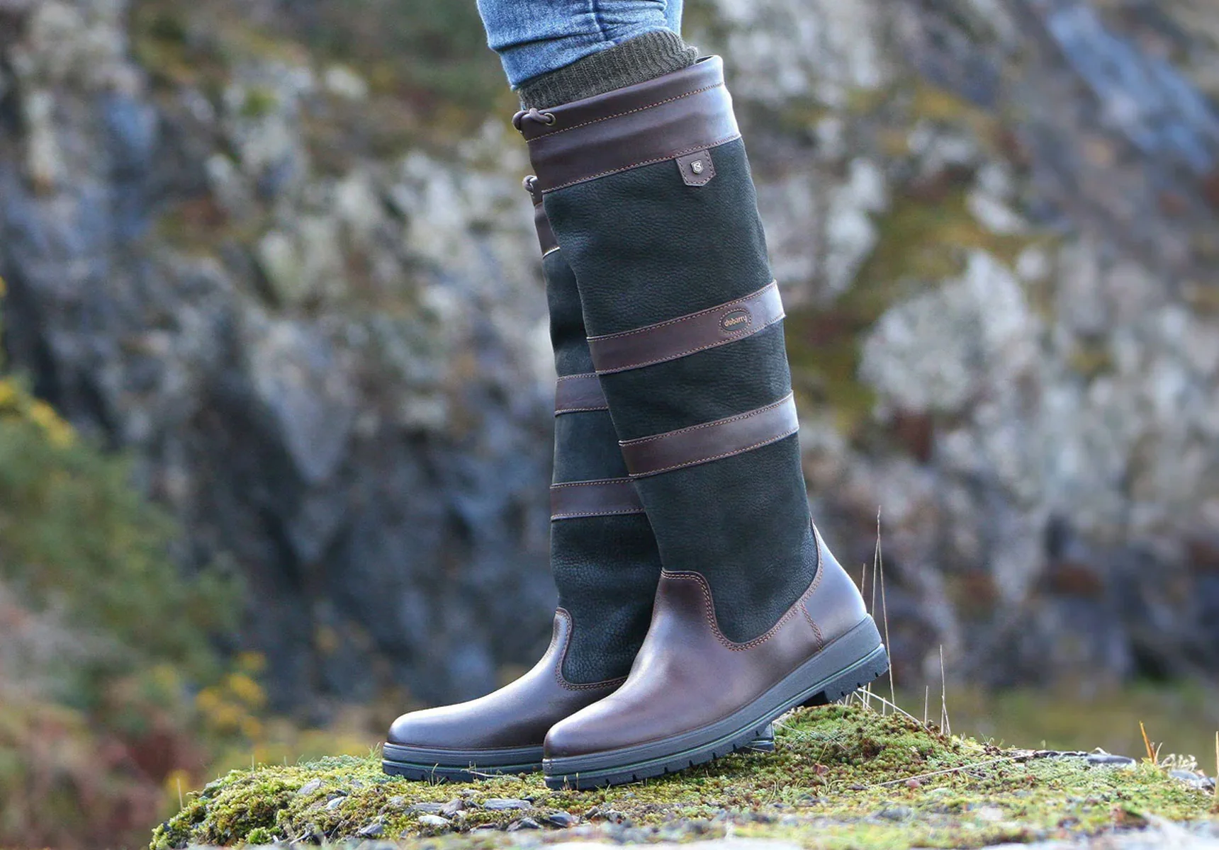 Dubarry Galway SlimFit - Black/Brown - Image 5