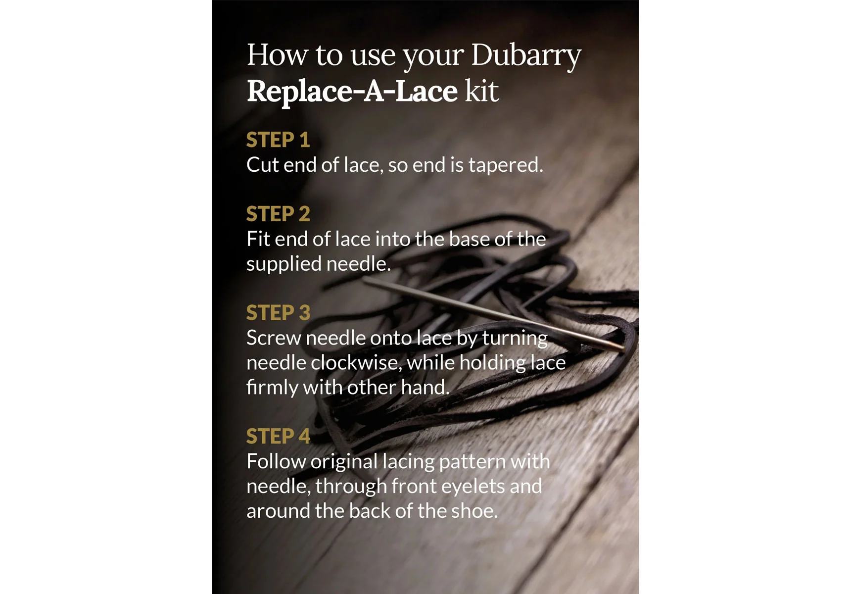 Dubarry Lace Replacement Kit - Image 9