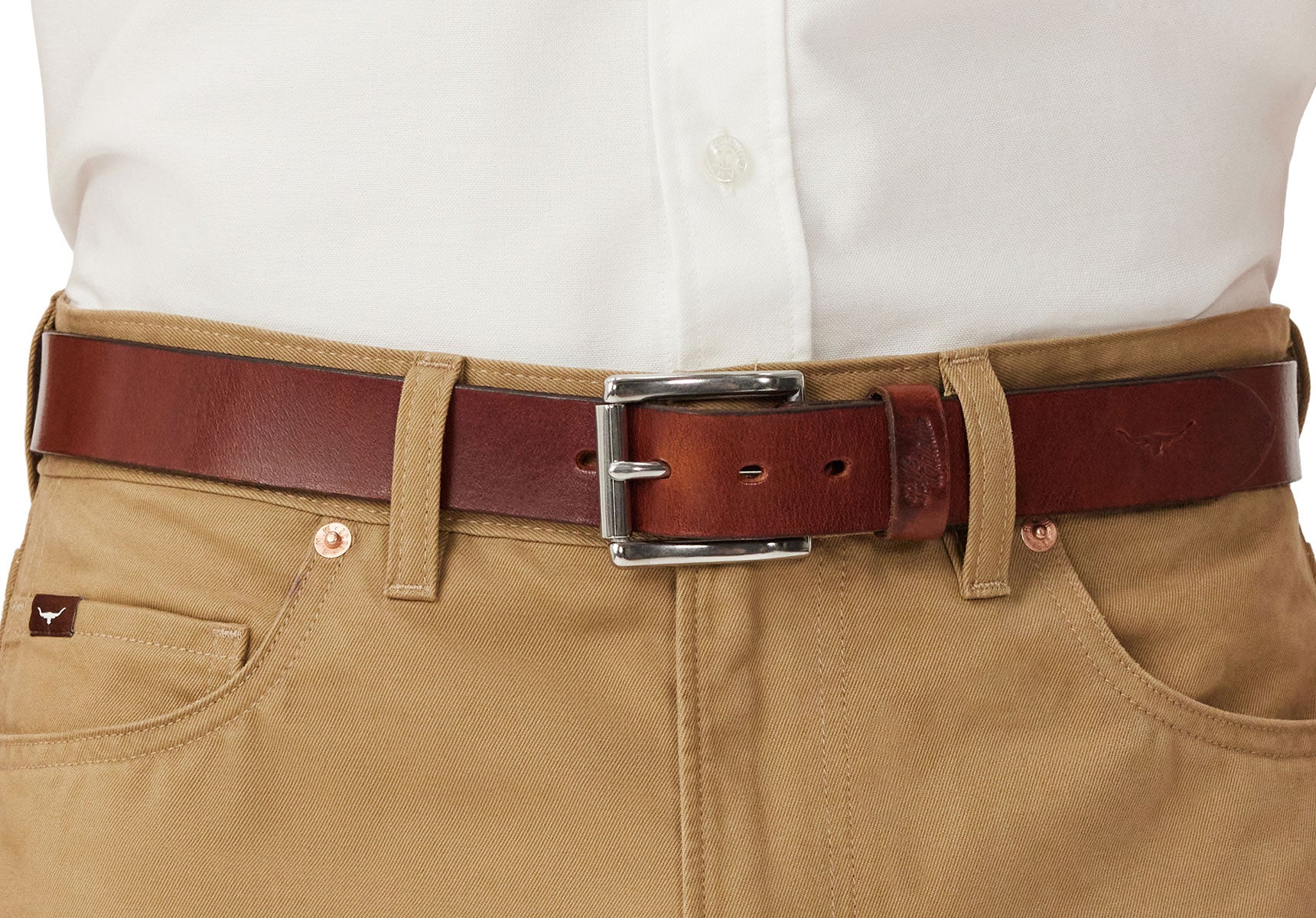 R.M. Williams 1 1/4 Berwick Belt - Mid Brown - Image 5