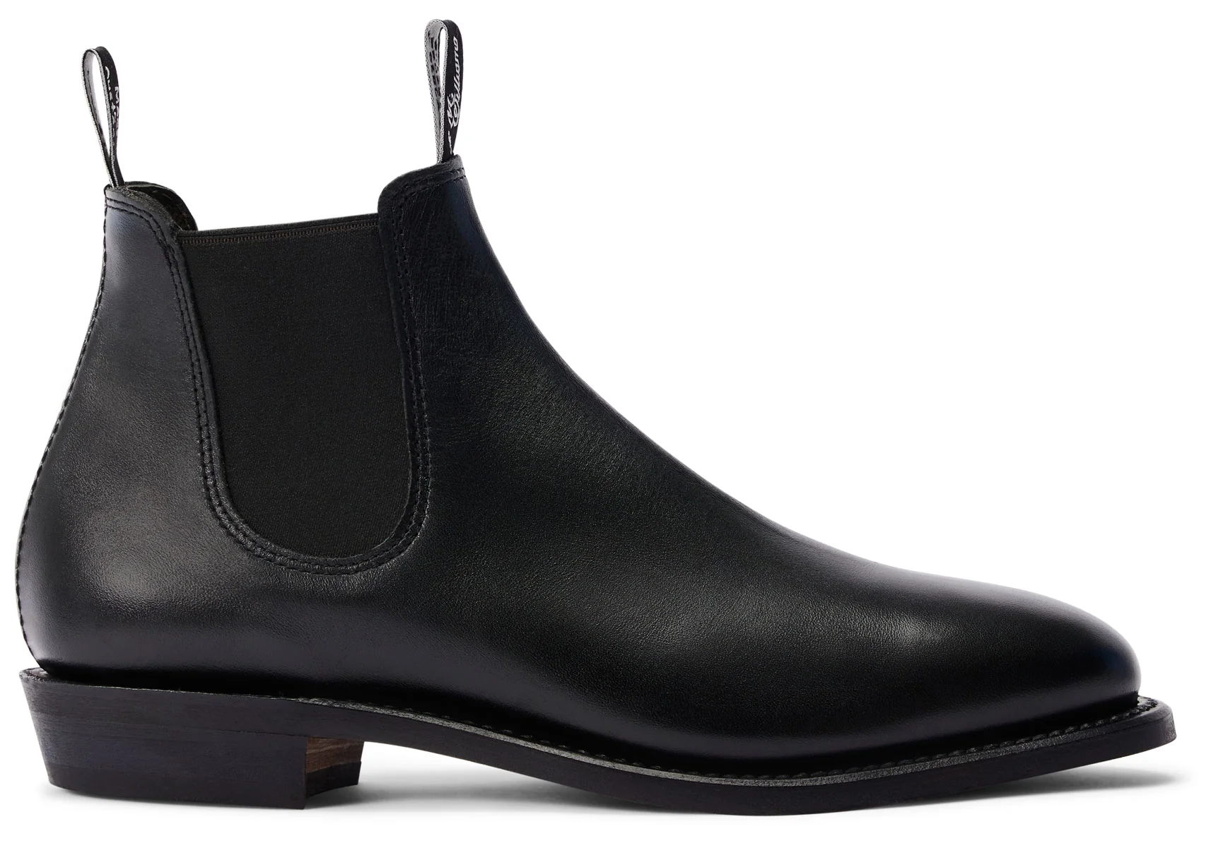 R.M. Williams Adelaide Rubber Sole - Black - Image 4
