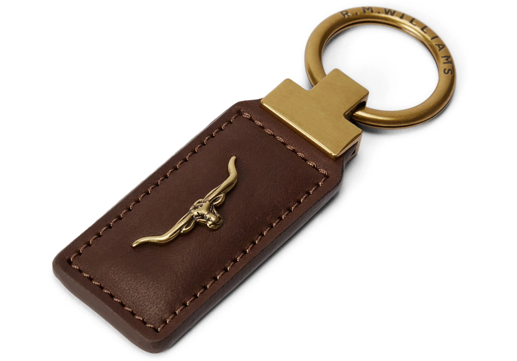 R.M. Williams Angaston Key Fob - Coco - Image 3