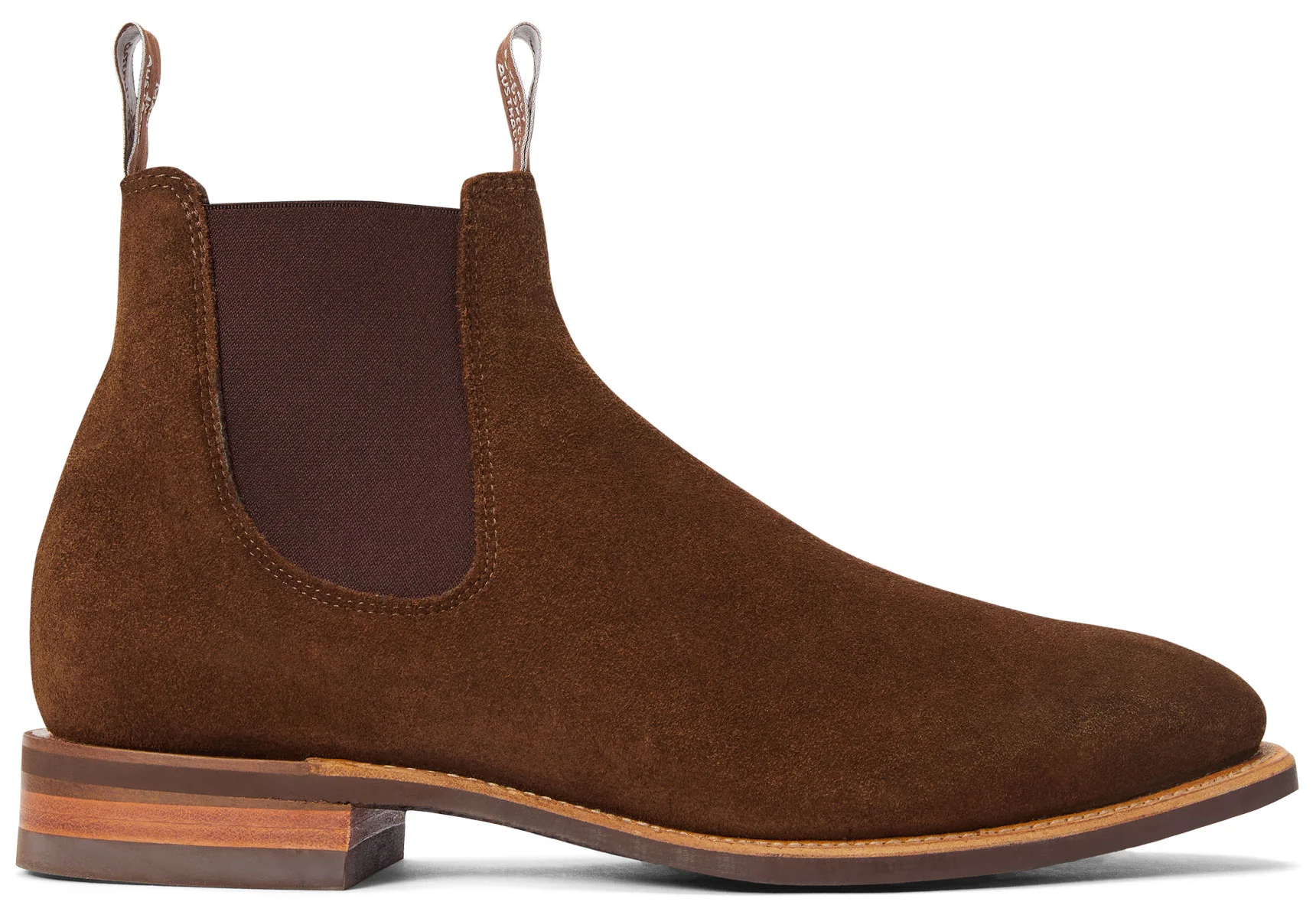 R.M. Williams Comfort Craftsman Suede Boot - Dark Cedar Suede - Image 3