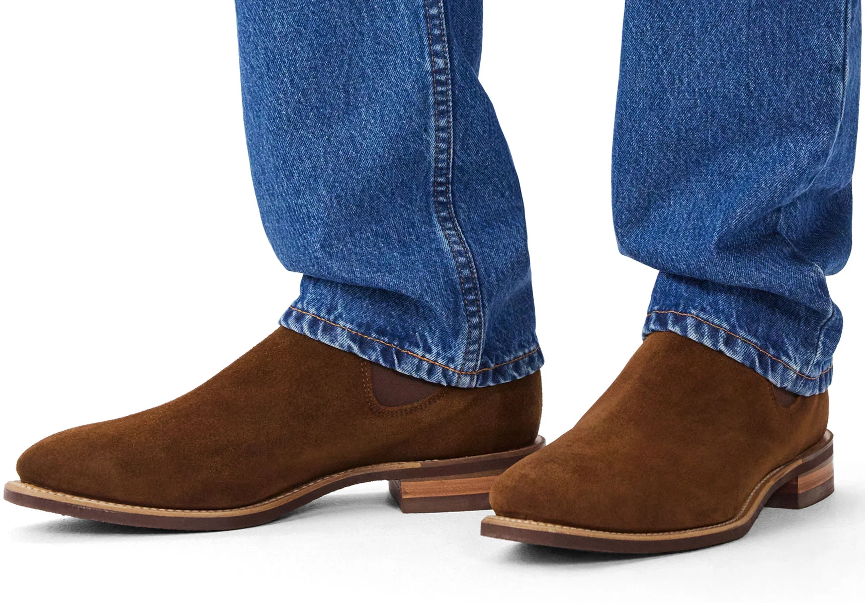 R.M. Williams Comfort Craftsman Suede Boot - Dark Cedar Suede - Image 5